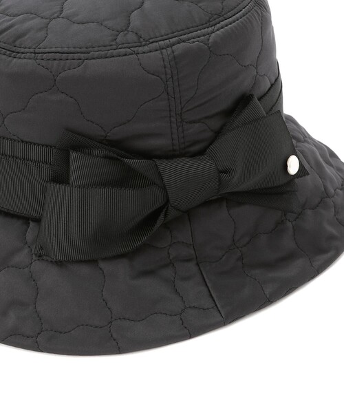 TO BE CHIC（トゥー ビー シック）の「キルトバケットハット（ハット・レディース・ブラック・FREE）」の4枚目の写真