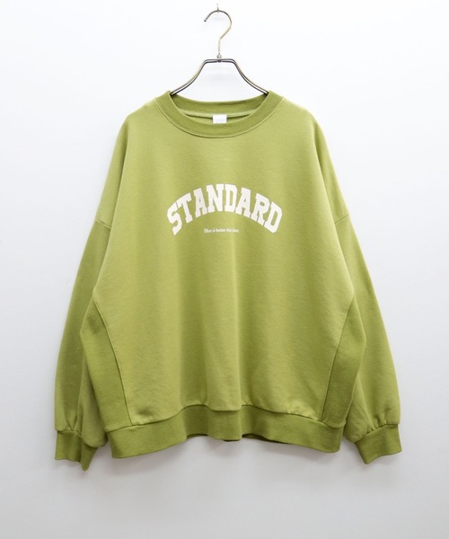HER CLOSET(ハークローゼット)の「【shemoshelly】裏毛クルーネック"STANDARD"ロゴスウェット(スウェット・レディース・チャコールグレー/ブラック/グリーン/ヘザーグレー/ホワイト系その他・M)」の15枚目の写真