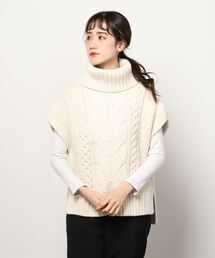 ToTPeter do × Banana Republic ニットベスト Banana Republic（バナナリパブリック）の「ケーブルニット セーター