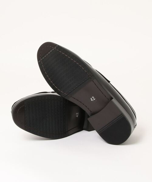 SPINNS（スピンズ）の「フェイクレザーローファー（ローファー・メンズ・ブラック・26cm/27cm）」の3枚目の写真