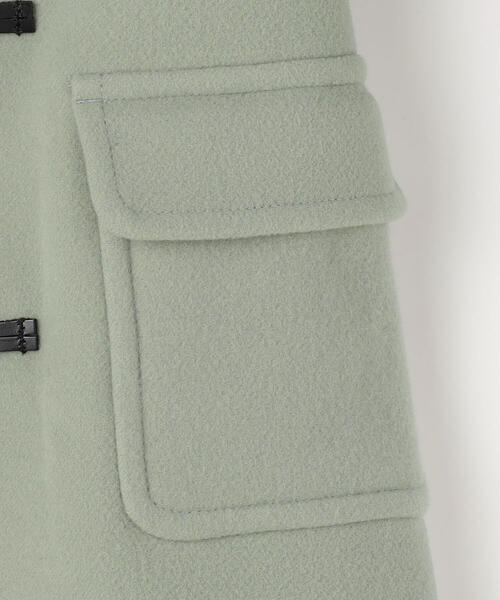 TOMORROWLAND （トゥモローランド）の「ウールメルトンダッフルコート（その他アウター・キッズ・ブラウン/ミント・105/115/125/135）」の10枚目の写真