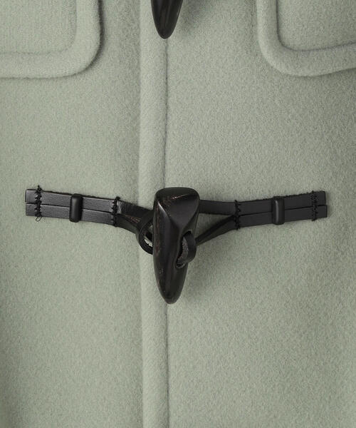 TOMORROWLAND （トゥモローランド）の「ウールメルトンダッフルコート（その他アウター・キッズ・ブラウン/ミント・105/115/125/135）」の4枚目の写真