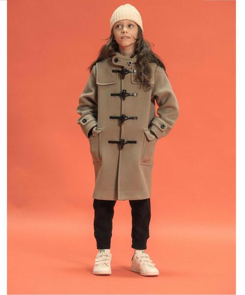 TOMORROWLAND （トゥモローランド）の「ウールメルトンダッフルコート（その他アウター・キッズ・ブラウン/ミント・105/115/125/135）」の12枚目の写真