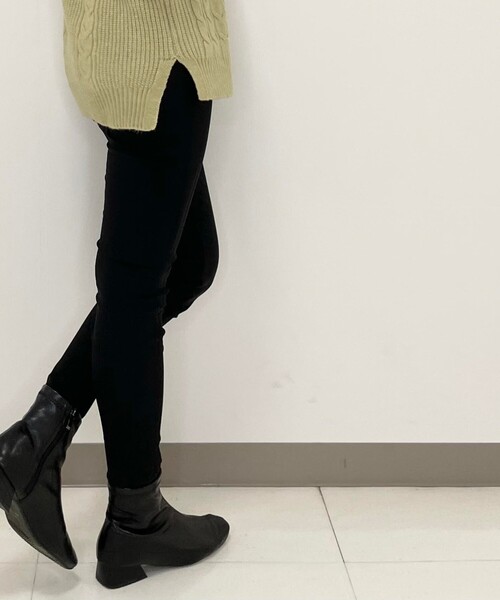 SHOO・LA・RUE（シューラルー）の「◆【M-3L】裏起毛ストレッチスキニーパンツ（その他パンツ・レディース・ブルー/ブラック系1/ブラック/ネイビー系7・04/05/03/02）」の8枚目の写真