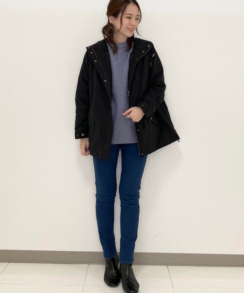 SHOO・LA・RUE（シューラルー）の「◆【M-3L】裏起毛ストレッチスキニーパンツ（その他パンツ・レディース・ブルー/ブラック系1/ブラック/ネイビー系7・04/05/03/02）」の16枚目の写真