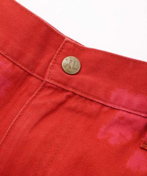 XLARGE（エクストララージ）の「DRIP BLEACH WORK PANTS（その他パンツ・メンズ・ブラック/レッド/パープル・30inch/32inch/36inch/34inch）」の10枚目の写真