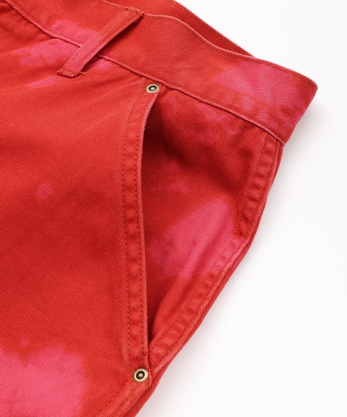 XLARGE（エクストララージ）の「DRIP BLEACH WORK PANTS（その他パンツ・メンズ・ブラック/レッド/パープル・30inch/32inch/36inch/34inch）」の11枚目の写真
