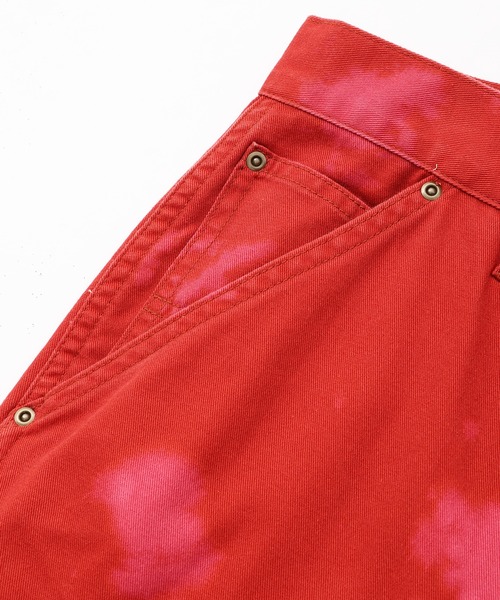 XLARGE（エクストララージ）の「DRIP BLEACH WORK PANTS（その他パンツ・メンズ・ブラック/レッド/パープル・30inch/32inch/36inch/34inch）」の12枚目の写真