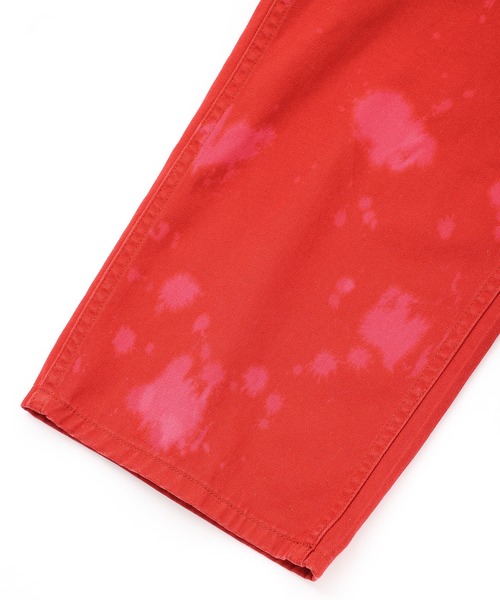 XLARGE（エクストララージ）の「DRIP BLEACH WORK PANTS（その他パンツ・メンズ・ブラック/レッド/パープル・30inch/32inch/36inch/34inch）」の14枚目の写真