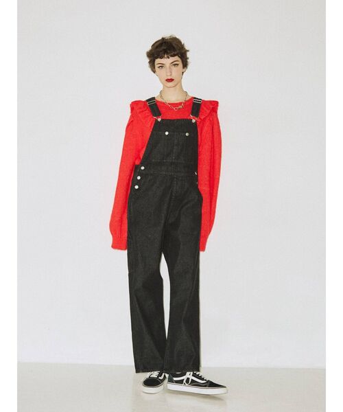 jouetie（ジュエティ）の「フリルカラーニット（ニット/セーター・レディース・ブラック/レッド/グリーン/ブルー・MEDIUM）」の9枚目の写真