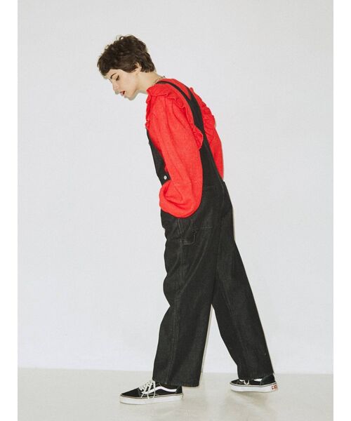 jouetie（ジュエティ）の「フリルカラーニット（ニット/セーター・レディース・ブラック/レッド/グリーン/ブルー・MEDIUM）」の16枚目の写真