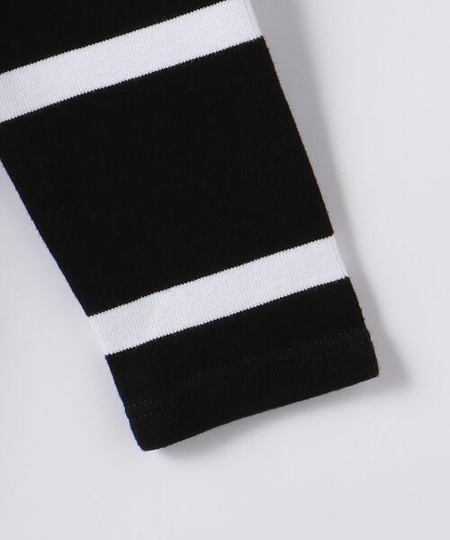 green label relaxing(グリーンレーベルリラクシング)の「<MAISON CORNICHON(メゾン コルニション)>ボートネック ボーダー カットソー(Tシャツ/カットソー・メンズ・ブラック/ホワイト・2/3/4)」の5枚目の写真