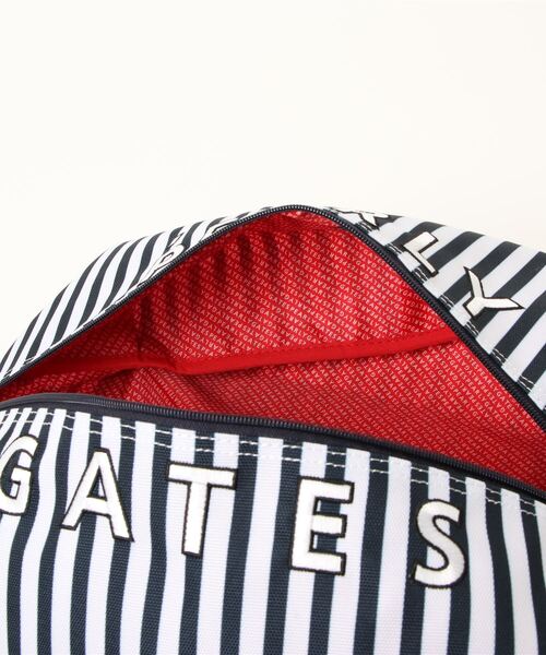 PEARLY GATES ボーダー柄 シューズケース ゴルフグッズ 【PEARLY GATES】定番シューズケース ボーダー柄
