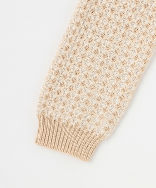 petit main(プティマイン)の「【リンク】ニットドッキングチュニック(チュニック・キッズ・ブラック/アイボリー・110cm/120cm/90cm/100cm/130cm/80cm)」の10枚目の写真