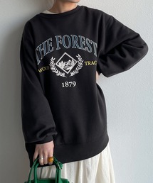 w closet | カレッジプリントBIGスエットプルオーバー(スウェット)