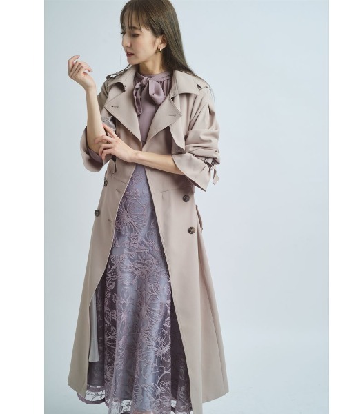 Rirandture（リランドチュール）の「トレンチコート（トレンチコート・レディース・ピンクベージュ・2/0/1）」の2枚目の写真