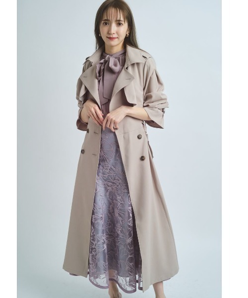 Rirandture（リランドチュール）の「トレンチコート（トレンチコート・レディース・ピンクベージュ・2/0/1）」の5枚目の写真