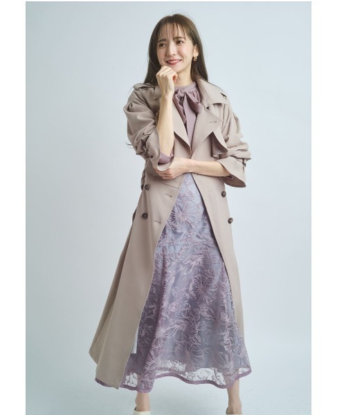 Rirandture（リランドチュール）の「トレンチコート（トレンチコート・レディース・ピンクベージュ・2/0/1）」の7枚目の写真