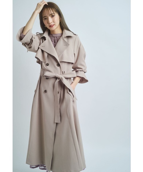Rirandture（リランドチュール）の「トレンチコート（トレンチコート・レディース・ピンクベージュ・2/0/1）」の4枚目の写真