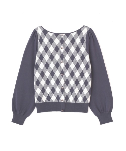 PROPORTION BODY DRESSING（プロポーションボディドレッシング）の「ギンガムジャガードニット / 1212170203（ニット/セーター・レディース・ピンク/ダークグレー/ブルー・FREE）」の20枚目の写真