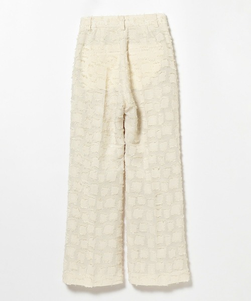 RBS(アールビーエス)の「RBS / ジャカード スクエア ストレート パンツ(その他パンツ・レディース・ネイビー/オフホワイト・1/0)」の11枚目の写真