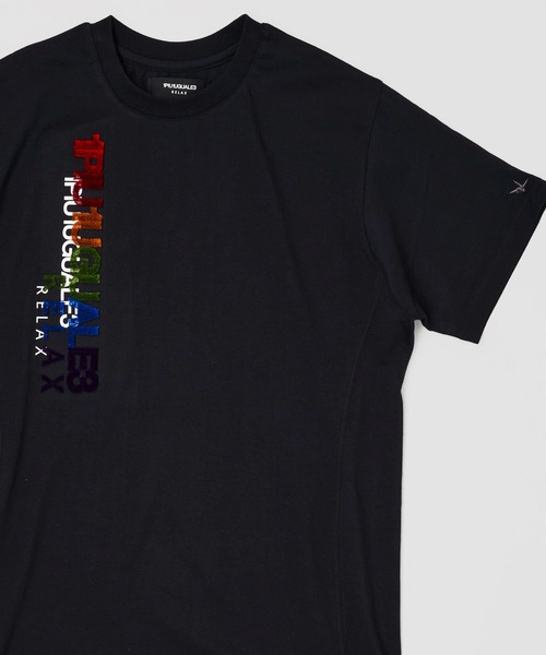 1piu1uguale3 RELAX（ウノピュウノウグァーレトレリラックス）の「【1PIU1UGUALE3 RELAX】 LOGO T-SHIRTS / GRFFITI BACK PRINT / CAMO / RANDOM RHINESTONE（Tシャツ/カットソー・メンズ・ホワイト系1/ホワイト系2/ホワイト系3/ホワイト系4/ホワイト系5/ブラック系1/ブラック系2/ブラック系3/ブラック系4/ブラック系5・SMALL/MEDIUM/LARGE/X-LARGE）」の10枚目の写真