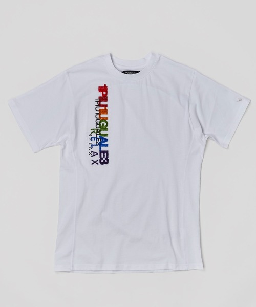 1piu1uguale3 RELAX（ウノピュウノウグァーレトレリラックス）の「【1PIU1UGUALE3 RELAX】 LOGO T-SHIRTS / GRFFITI BACK PRINT / CAMO / RANDOM RHINESTONE（Tシャツ/カットソー・メンズ・ホワイト系1/ホワイト系2/ホワイト系3/ホワイト系4/ホワイト系5/ブラック系1/ブラック系2/ブラック系3/ブラック系4/ブラック系5・SMALL/MEDIUM/LARGE/X-LARGE）」の19枚目の写真