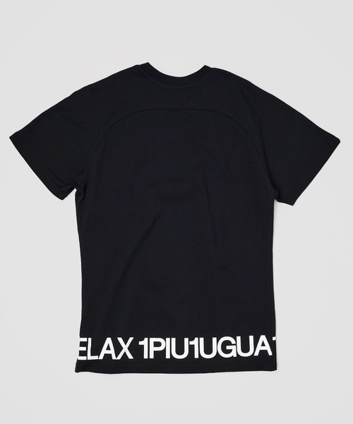 1piu1uguale3 RELAX（ウノピュウノウグァーレトレリラックス）の「【1PIU1UGUALE3 RELAX】 LOGO T-SHIRTS / GRFFITI BACK PRINT / CAMO / RANDOM RHINESTONE（Tシャツ/カットソー・メンズ・ホワイト系1/ホワイト系2/ホワイト系3/ホワイト系4/ホワイト系5/ブラック系1/ブラック系2/ブラック系3/ブラック系4/ブラック系5・SMALL/MEDIUM/LARGE/X-LARGE）」の22枚目の写真