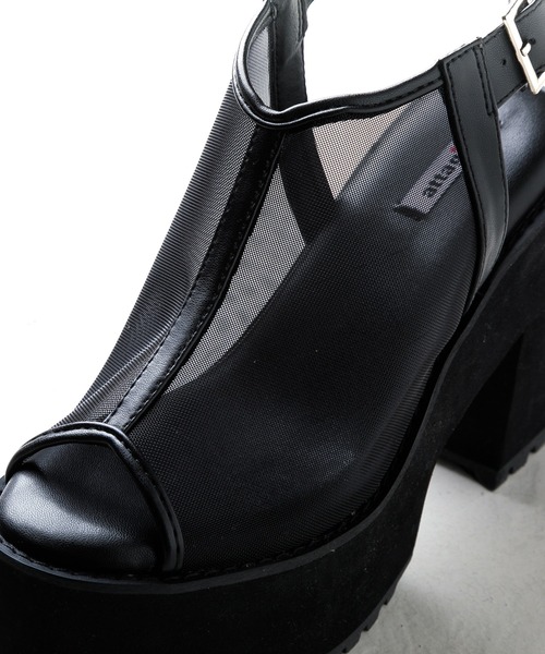 attagirl（アタガール）の「厚底プラットフォームバルキーサンダル（サンダル・レディース・ブラック/アイボリー/ブラック系その他・LL/S/M/L）」の6枚目の写真