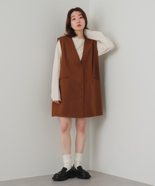 Kastane(カスタネ)の「【2022AWアイテム】厚底ローファー(ローファー・レディース・ブラック/ベージュ・37/38/39/36)」の18枚目の写真