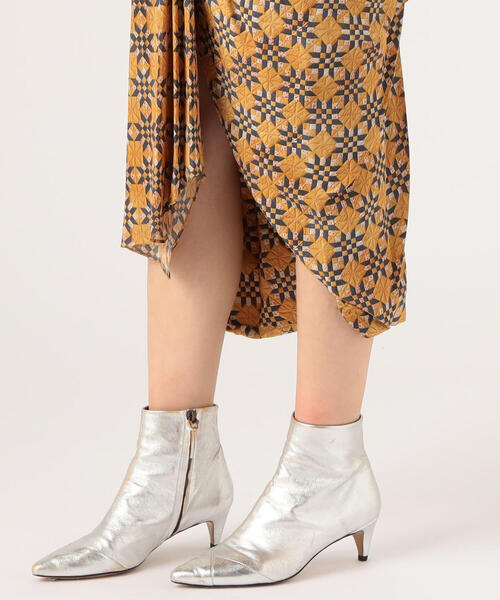 ISABEL MARANT（イザベルマラン）の「ISABEL MARANT CANDICE シルク プリントアシンメトリックスカート（スカート・レディース・オレンジ系その他2・36）」の10枚目の写真