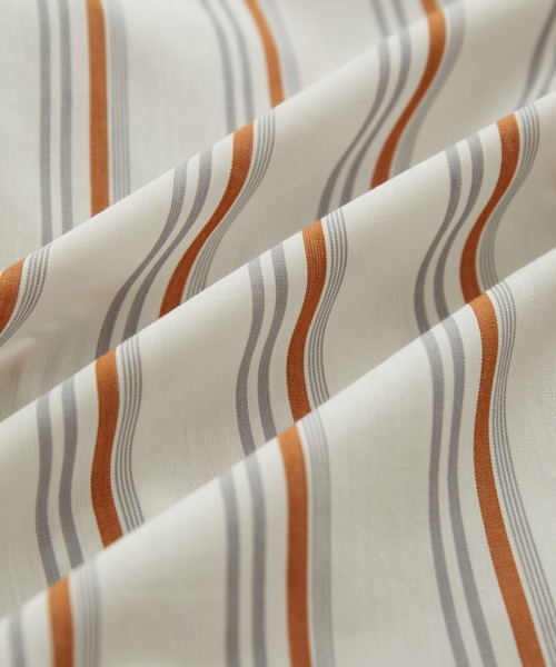 vis-`a-vis(ビサビ)の「【WEB限定】オーバーサイズストライプシャツ(シャツ/ブラウス・レディース・ネイビー/キナリ/ホワイト・M)」の5枚目の写真