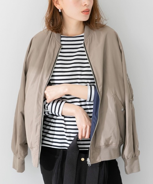 URBAN RESEARCH Sonny Label（アーバンリサーチサニーレーベル）の「ボーダードルマンプルオーバー（Tシャツ/カットソー・レディース・ブラック/ベージュ/ブルー/グリーン・FREE）」の15枚目の写真