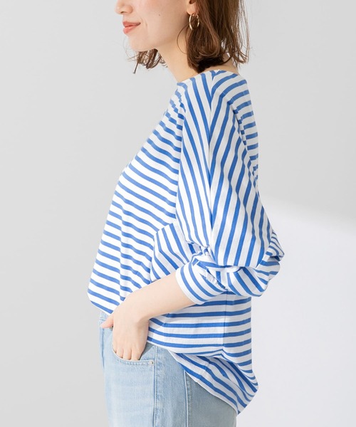 URBAN RESEARCH Sonny Label（アーバンリサーチサニーレーベル）の「ボーダードルマンプルオーバー（Tシャツ/カットソー・レディース・ブラック/ベージュ/ブルー/グリーン・FREE）」の22枚目の写真