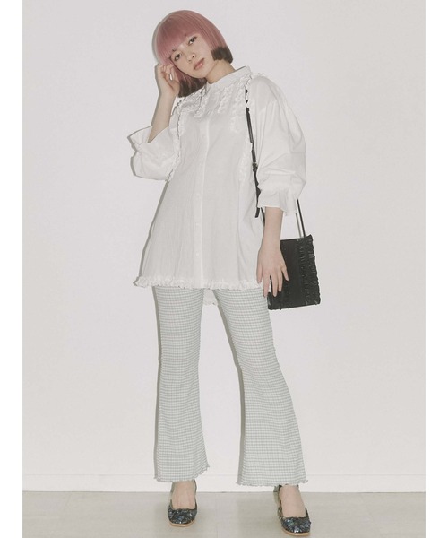 merry jenny(メリージェニー)の「フリルスクエアショルダーbag(ショルダーバッグ・レディース・ブラック/アイボリー・FREE)」の14枚目の写真