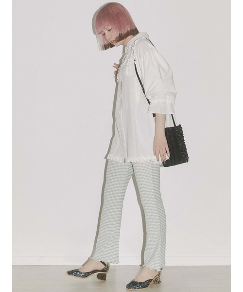 merry jenny(メリージェニー)の「フリルスクエアショルダーbag(ショルダーバッグ・レディース・ブラック/アイボリー・FREE)」の17枚目の写真