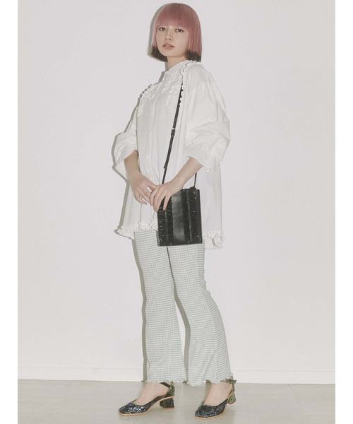 merry jenny(メリージェニー)の「フリルスクエアショルダーbag(ショルダーバッグ・レディース・ブラック/アイボリー・FREE)」の18枚目の写真