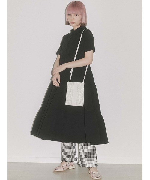 merry jenny(メリージェニー)の「フリルスクエアショルダーbag(ショルダーバッグ・レディース・ブラック/アイボリー・FREE)」の22枚目の写真