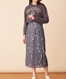 JILL by JILL STUART | ◇バイカラーギュピールスカート(スカート)