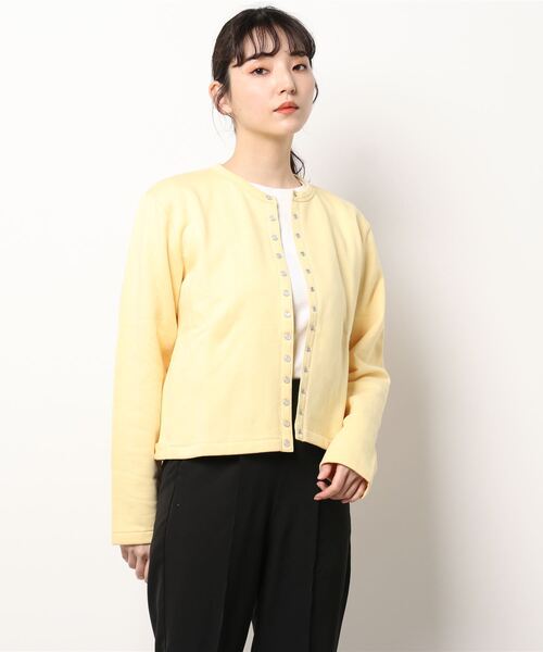 agnes b.（アニエスベー）の「M001 CARDIGAN カーディガンプレッション 