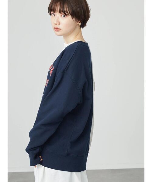 AMERICAN HOLIC（アメリカンホリック）の「切り替えVネックロゴ裏毛プルオーバー（スウェット・レディース・マルチ/ホワイト系その他・FREE）」の16枚目の写真