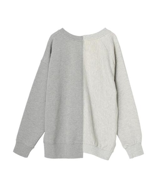 AMERICAN HOLIC（アメリカンホリック）の「切り替えVネックロゴ裏毛プルオーバー（スウェット・レディース・マルチ/ホワイト系その他・FREE）」の22枚目の写真