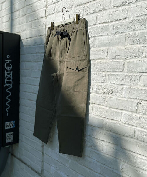 GLOSTER（グロスター）の「【GLOSTER/グロスター】ミリタリーリップストップ バルーンイージーパンツ（カーゴパンツ・メンズ・ホワイト/ブラック/オリーブ・MEDIUM/LARGE）」の19枚目の写真
