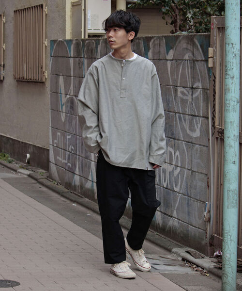 GLOSTER（グロスター）の「【GLOSTER/グロスター】ミリタリーリップストップ バルーンイージーパンツ（カーゴパンツ・メンズ・ホワイト/ブラック/オリーブ・MEDIUM/LARGE）」の9枚目の写真