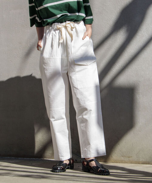 GLOSTER（グロスター）の「【GLOSTER/グロスター】ミリタリーリップストップ バルーンイージーパンツ（カーゴパンツ・メンズ・ホワイト/ブラック/オリーブ・MEDIUM/LARGE）」の21枚目の写真