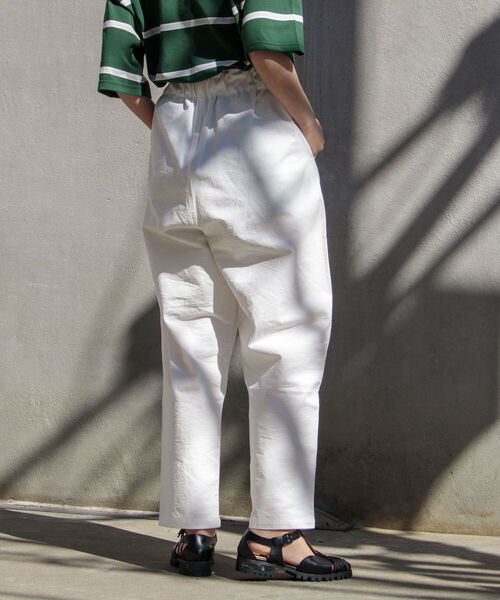 GLOSTER（グロスター）の「【GLOSTER/グロスター】ミリタリーリップストップ バルーンイージーパンツ（カーゴパンツ・メンズ・ホワイト/ブラック/オリーブ・MEDIUM/LARGE）」の6枚目の写真