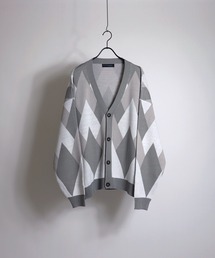 Confirm | Confirm / コンファーム アーガイル ルーズシルエットカーディガン(カーディガン/ボレロ)