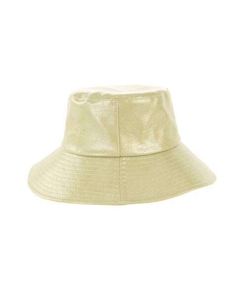 EMODA（エモダ）の「フェイクレザーバケットハット（ハット・レディース・アイボリー/ブラック・FREE）」の20枚目の写真