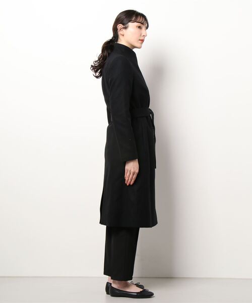 Ted Baker(テッドベーカー)の「ROSECH ウール ロングラップコート(ブラック)(チェスターコート・レディース・ブラック・0/2/3/1)」の3枚目の写真