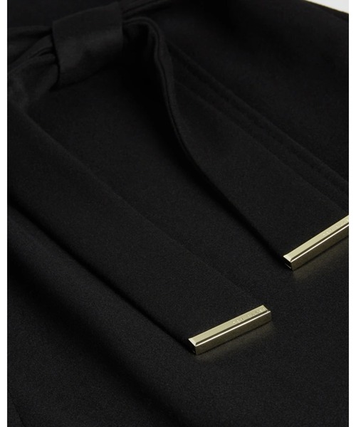 Ted Baker(テッドベーカー)の「ROSECH ウール ロングラップコート(ブラック)(チェスターコート・レディース・ブラック・0/2/3/1)」の6枚目の写真